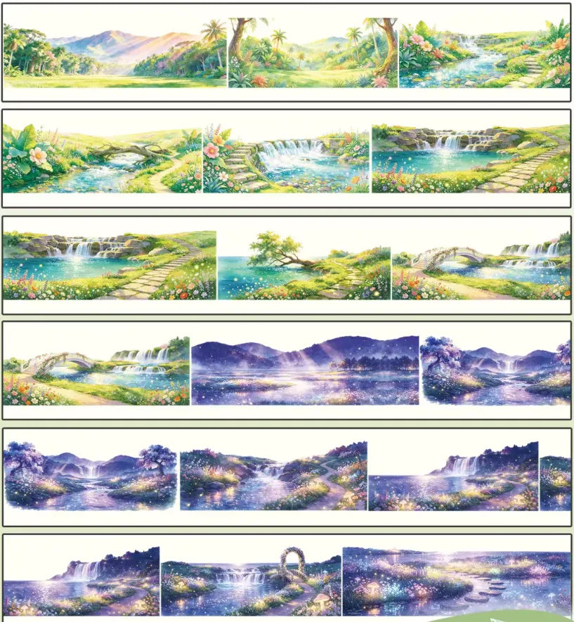 9478-The Moon-Loop-7x250cm Glossy PET Tape
