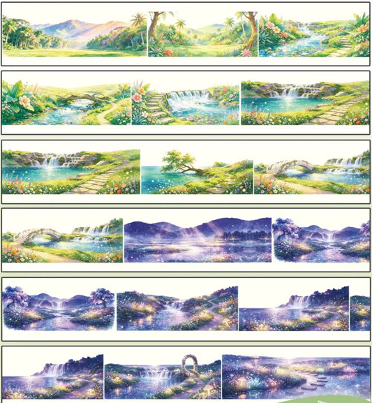 9478-The Moon-Loop-7x250cm Glossy PET Tape