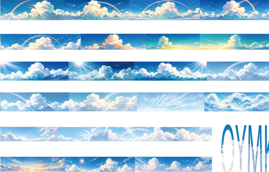 9587-NAI DONG Studio-Loop-6x500cm Glossy PET Tape