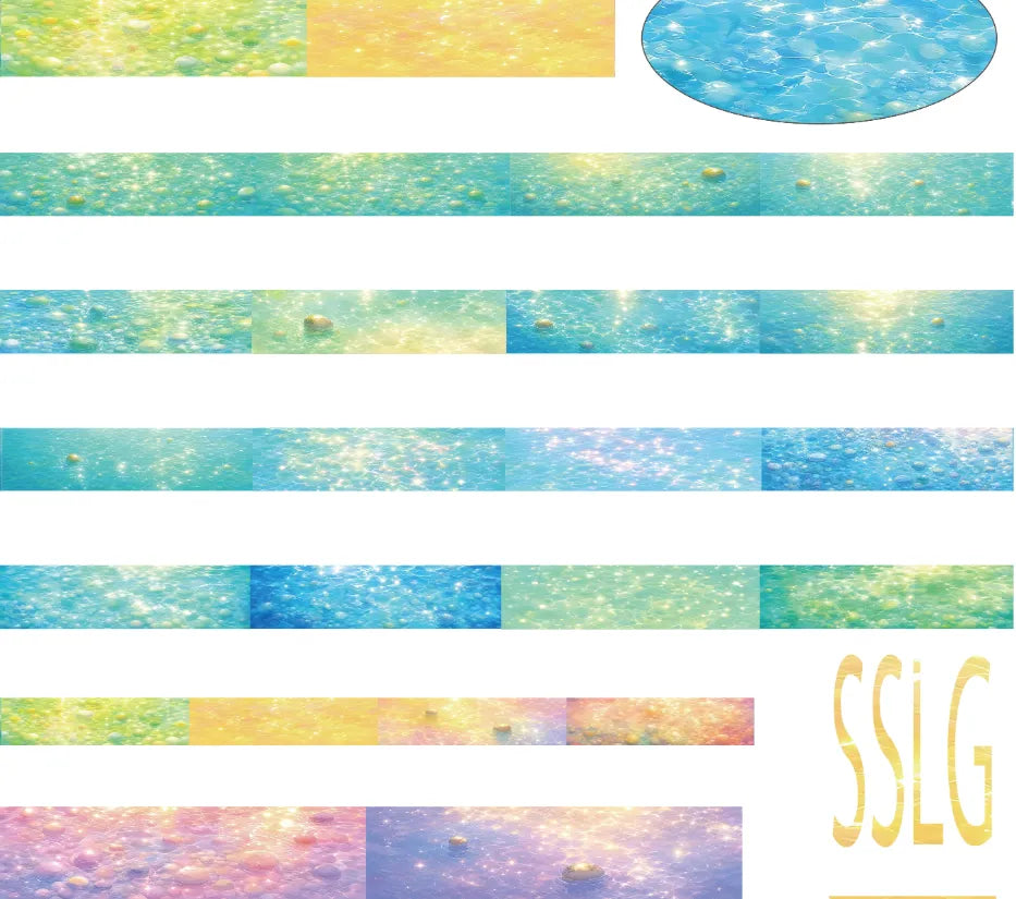 9591-NAI DONG Studio-Loop-6x500cm Glossy PET Tape