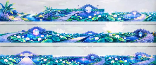 9685-Chen Ran Studio-Loop-9x210cm Glossy PET Tape