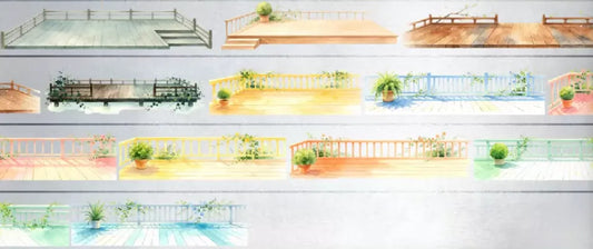 9688-Chen Ran Studio-Loop-5x200cm Glossy PET Tape