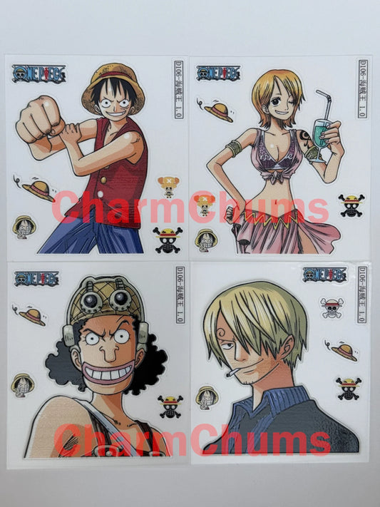 0354-Embossed Sticker