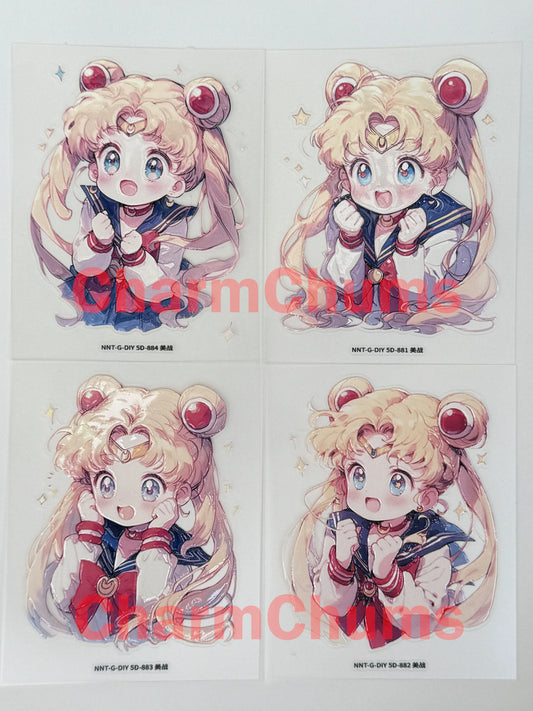 0404-Embossed Sticker