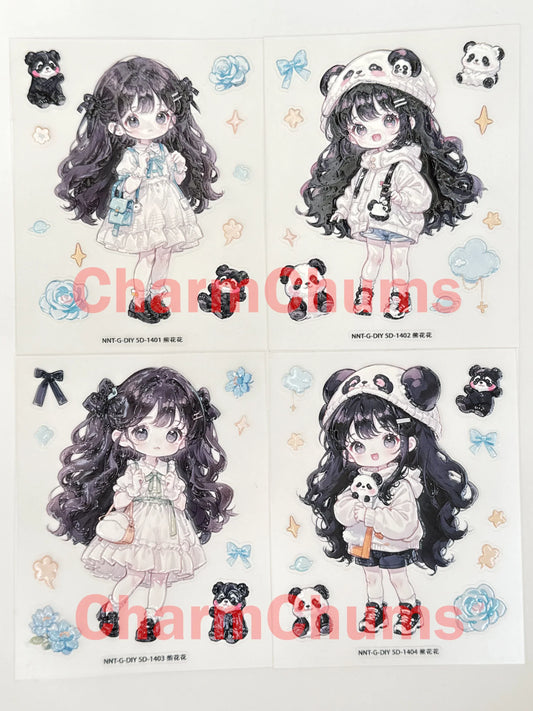 0407-Embossed Sticker