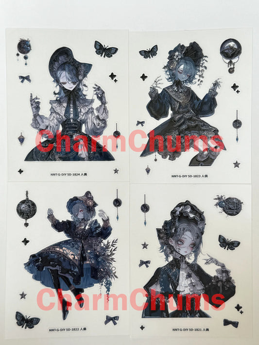 0413-Embossed Sticker