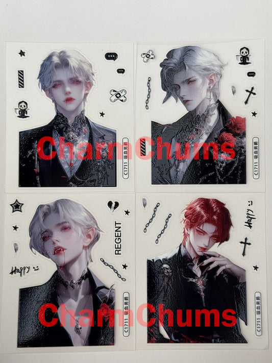 0489-Embossed Sticker