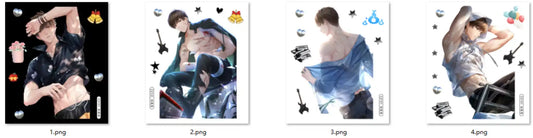 0687-Embossed Sticker