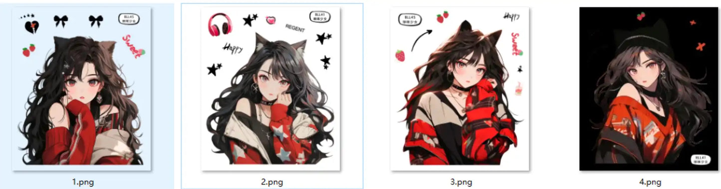 0703-Embossed Sticker