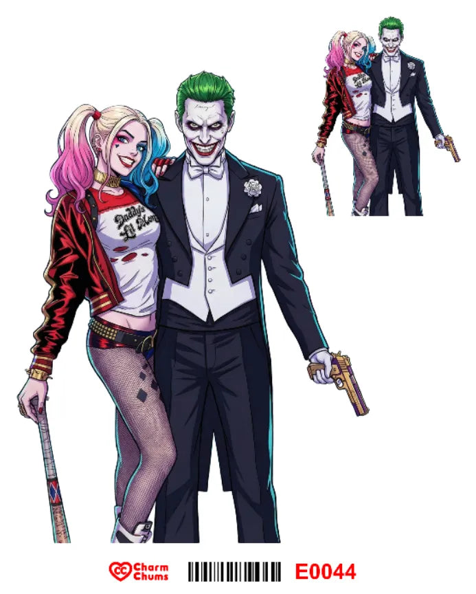 E0044-CharmChums Embossed Sticker