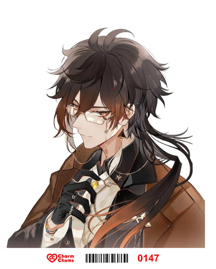 E0147-CharmChums Embossed Sticker