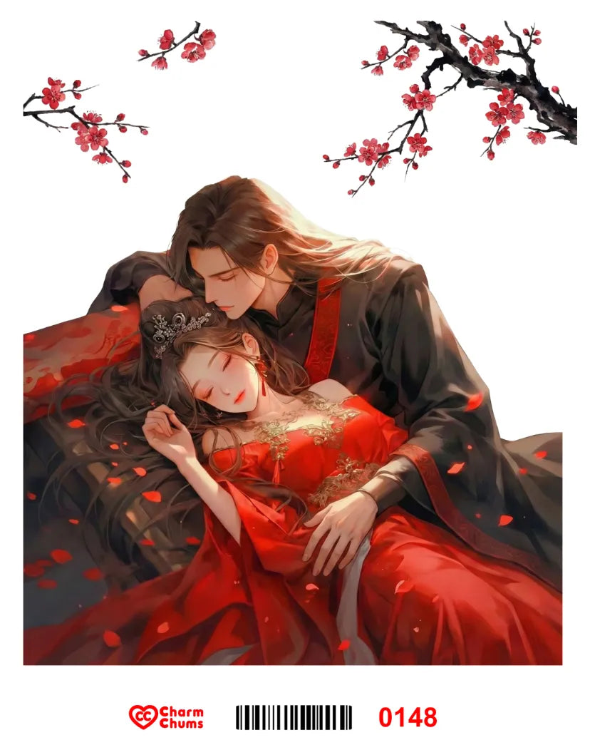 E0148-CharmChums Embossed Sticker