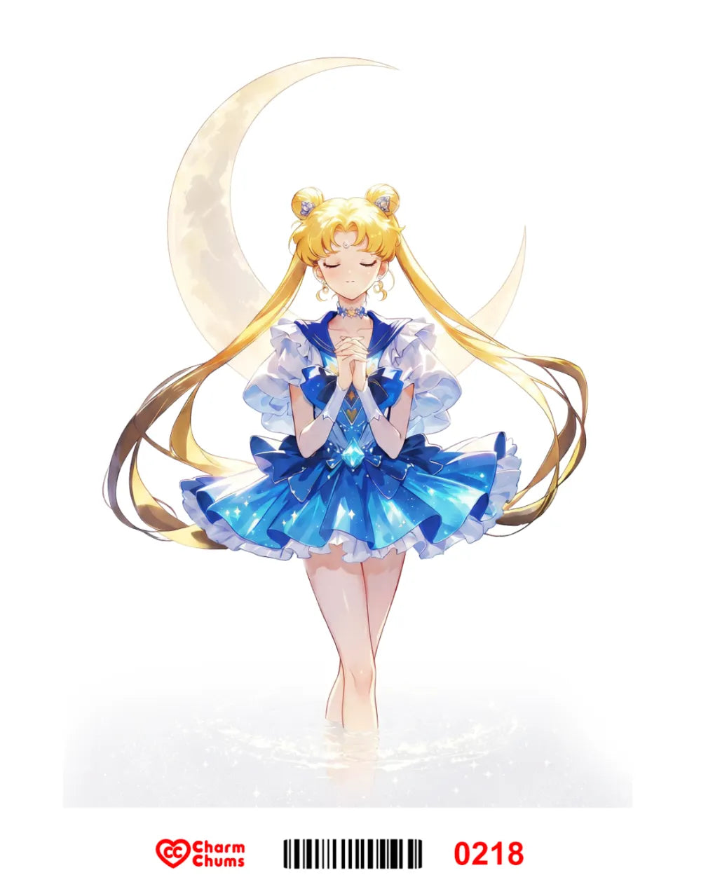 E0218-CharmChums Embossed Sticker