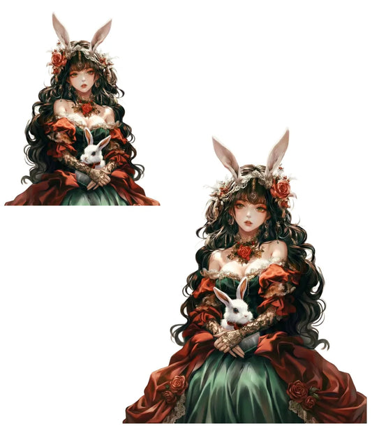 E0247-CharmChums Embossed Sticker