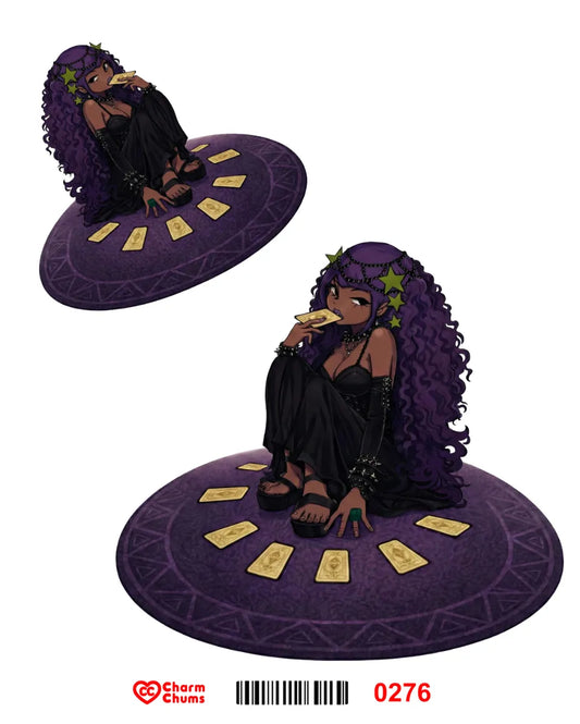 E0276-CharmChums Embossed Sticker