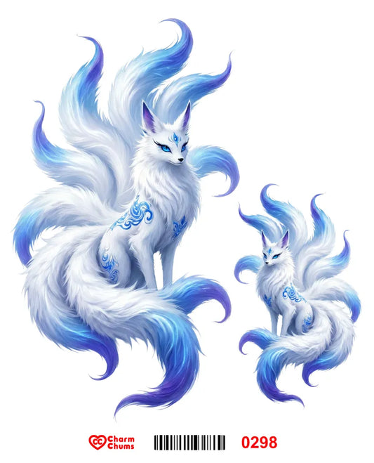 E0298-CharmChums Embossed Sticker