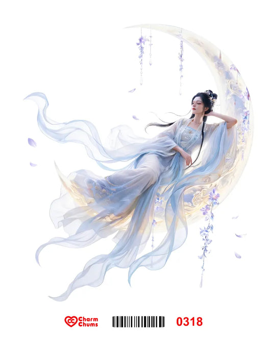 E0318-CharmChums Embossed Sticker