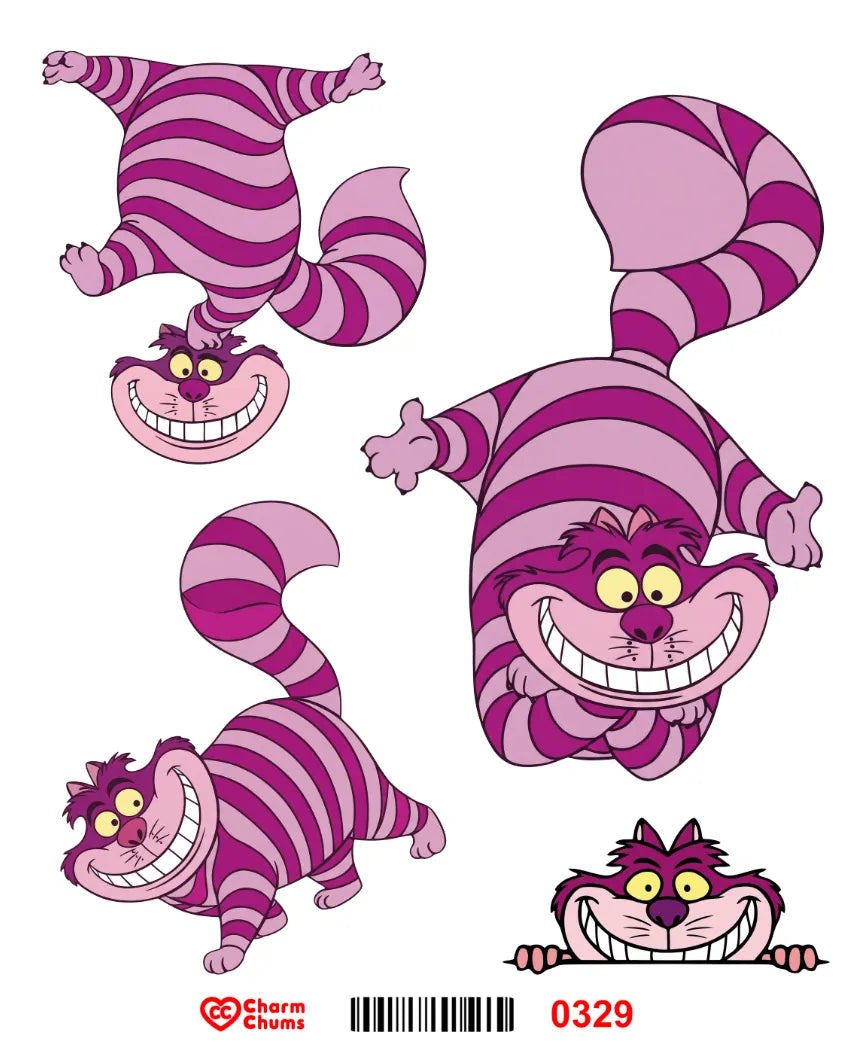 E0329-CharmChums Embossed Sticker