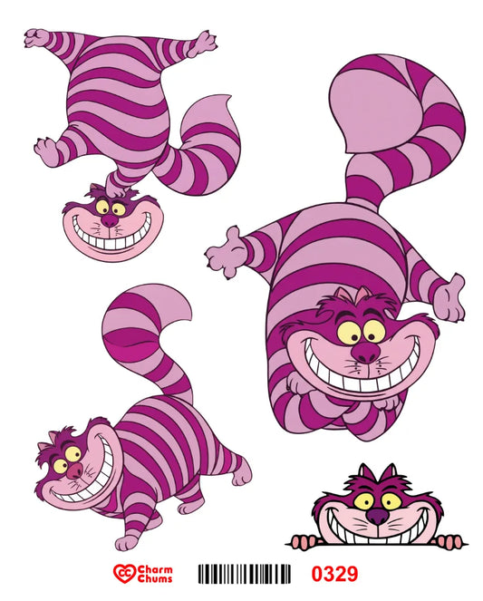 E0329-CharmChums Embossed Sticker