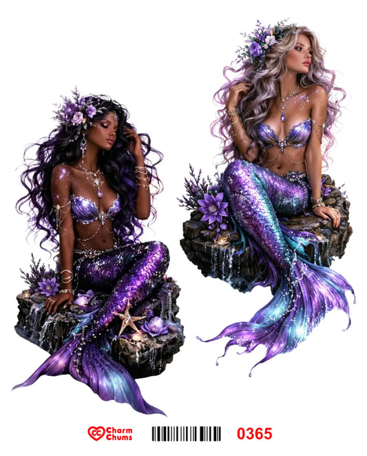 E0365-CharmChums Embossed Sticker