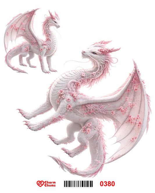 E0380-CharmChums Embossed Sticker
