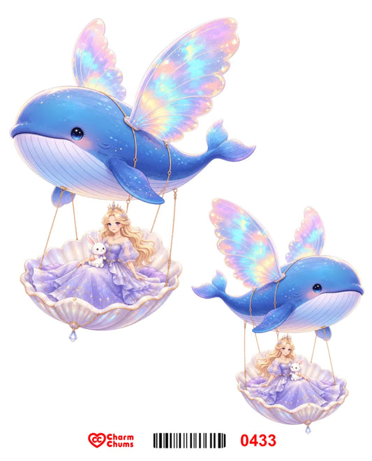 E0433-CharmChums Embossed Sticker