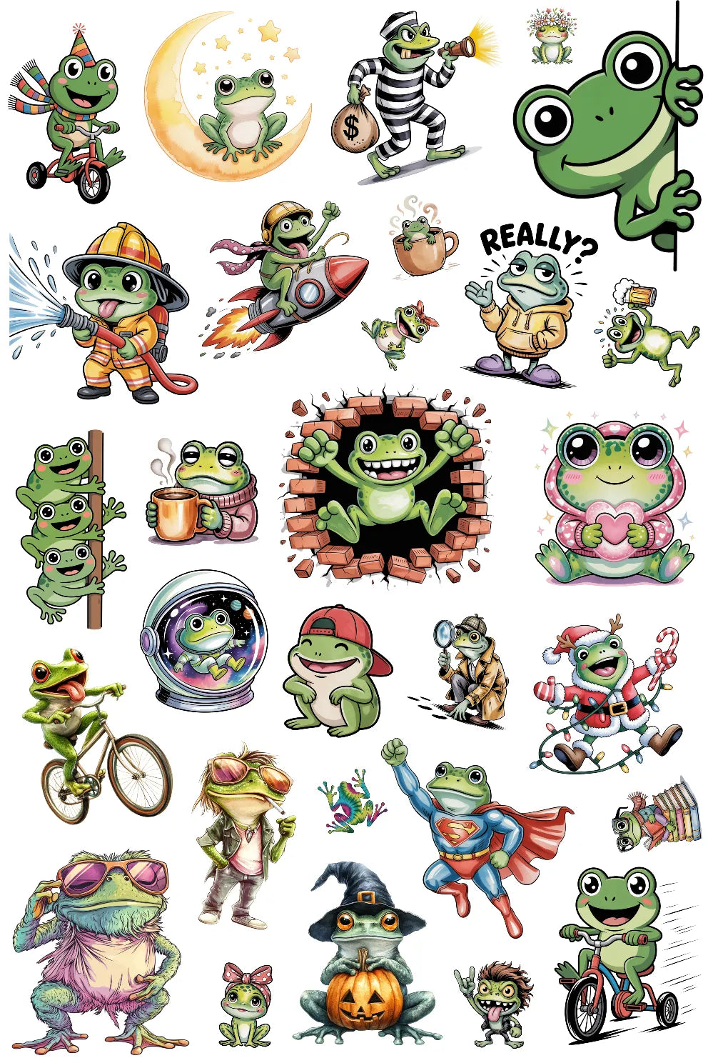 0103-PET Pre Cut Sticker by CharmChums