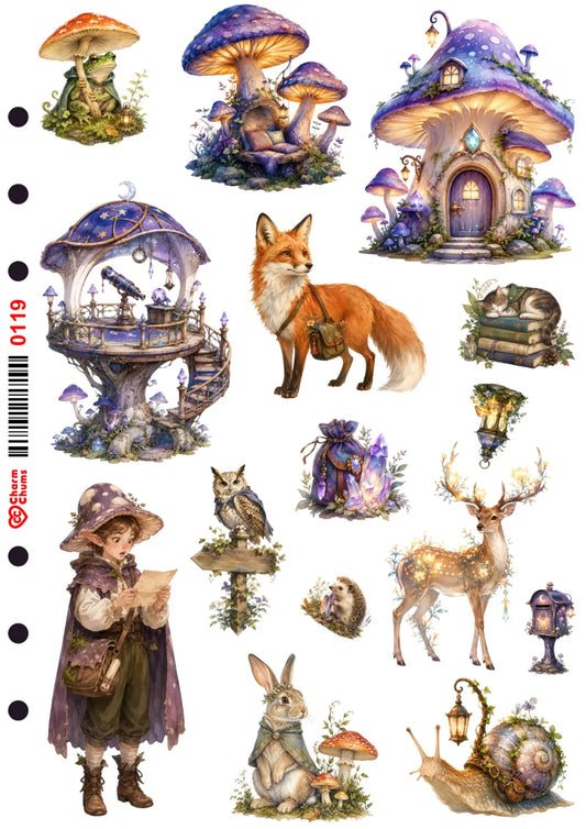 0119-PET Pre Cut Sticker by CharmChums