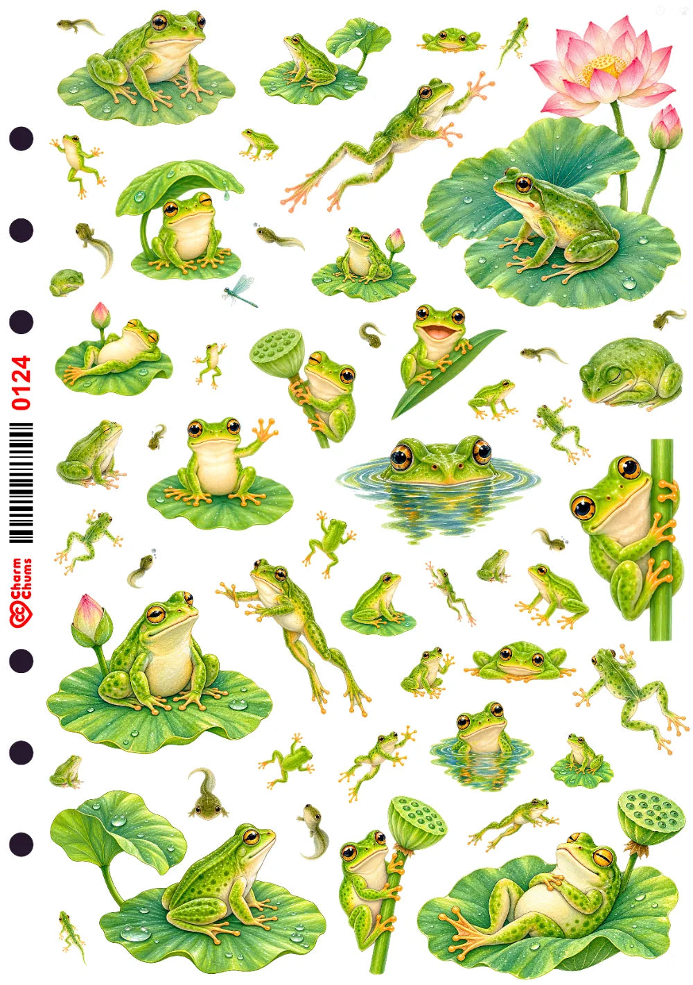 0124-PET Pre Cut Sticker by CharmChums