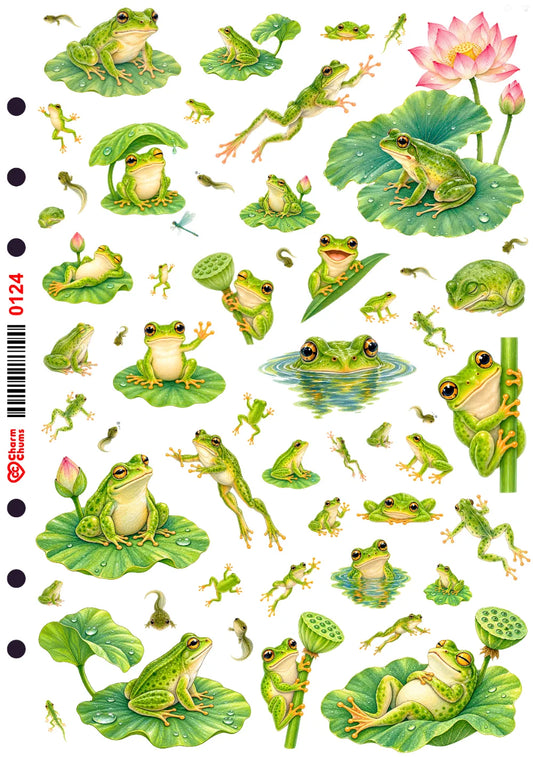 0124-PET Pre Cut Sticker by CharmChums