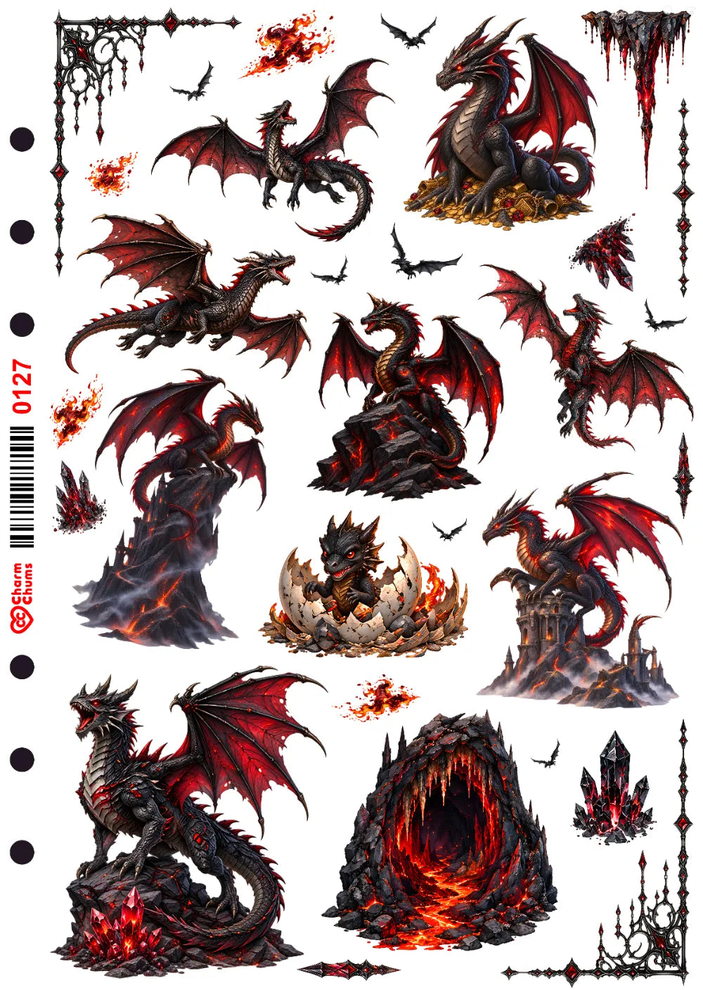 0127-PET Pre Cut Sticker by CharmChums