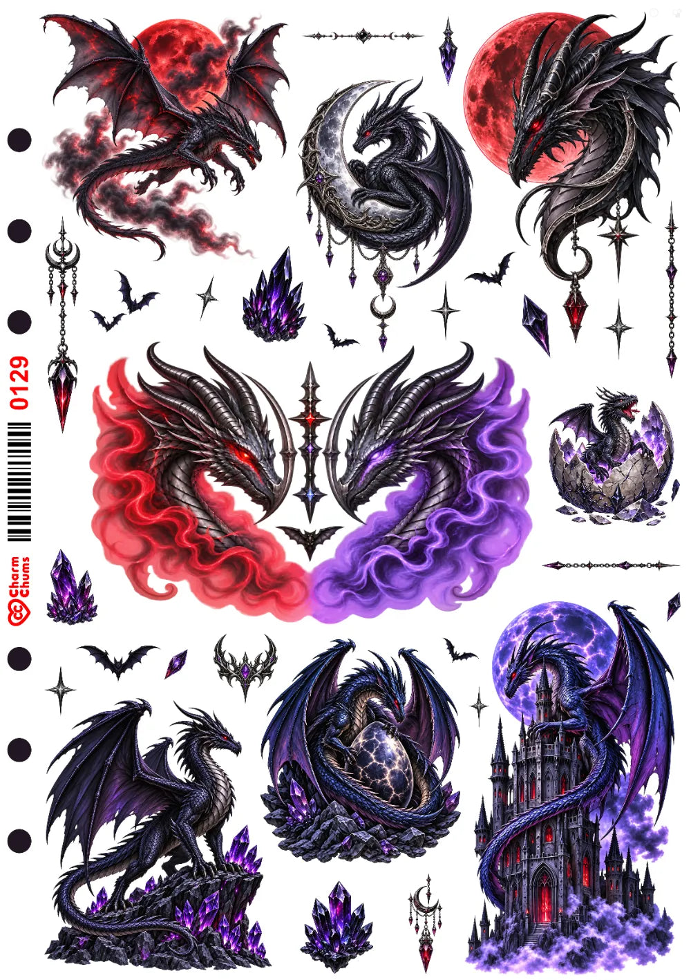 0129-PET Pre Cut Sticker by CharmChums