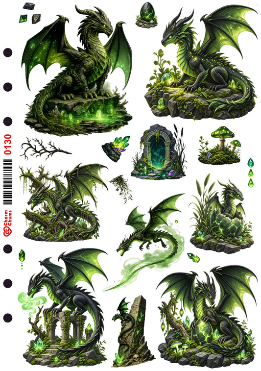 0130-PET Pre Cut Sticker by CharmChums