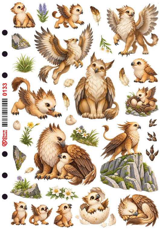0133-PET Pre Cut Sticker by CharmChums
