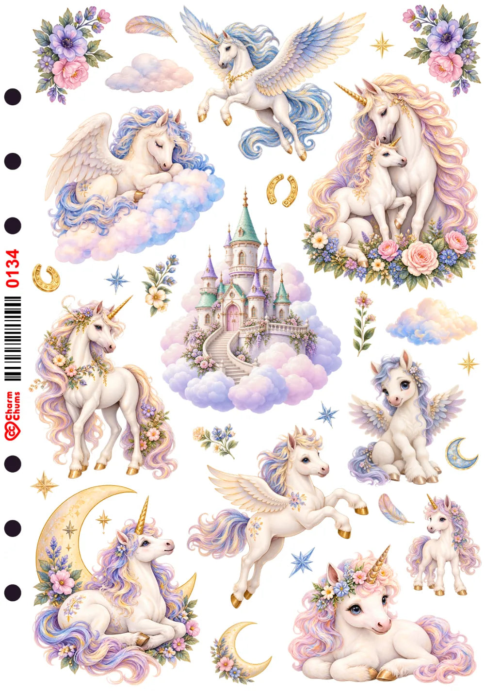 0134-PET Pre Cut Sticker by CharmChums