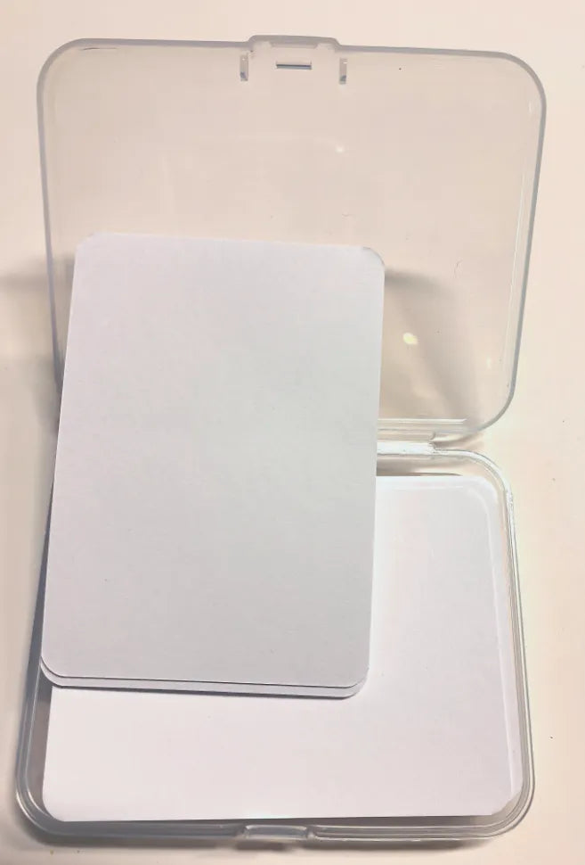 White Cardstock Blank ATC/ACEO