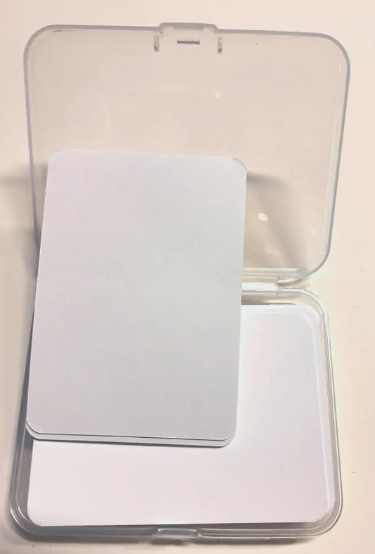 White Cardstock Blank ATC/ACEO