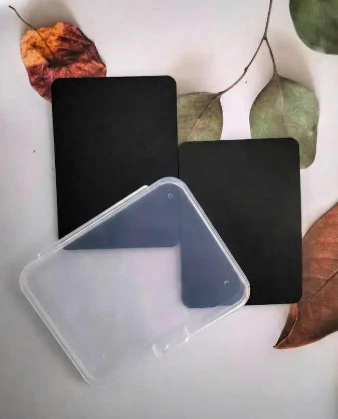 Black Cardstock Blank ATC/ACEO