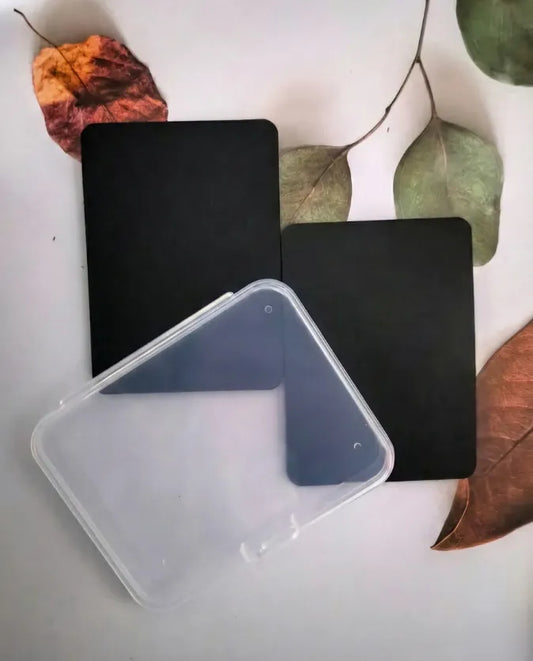 Black Cardstock Blank ATC/ACEO