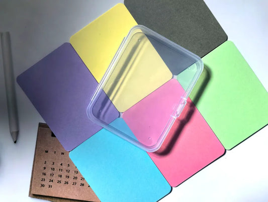 Mixed Color Cardstock Blank ATC/ACEO