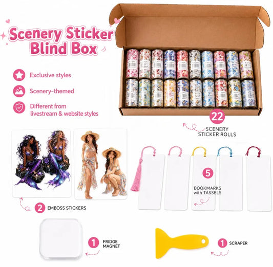 Charm Chums Scenery Sticker Blind Box