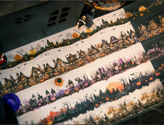 Halloween PET Tape Sticker-Tomato-jam Girl Studio-Whole Roll 4.5x200cm