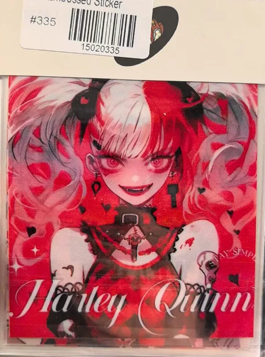 0335-Embossed Sticker