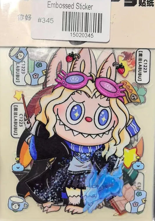 0345-Embossed Sticker