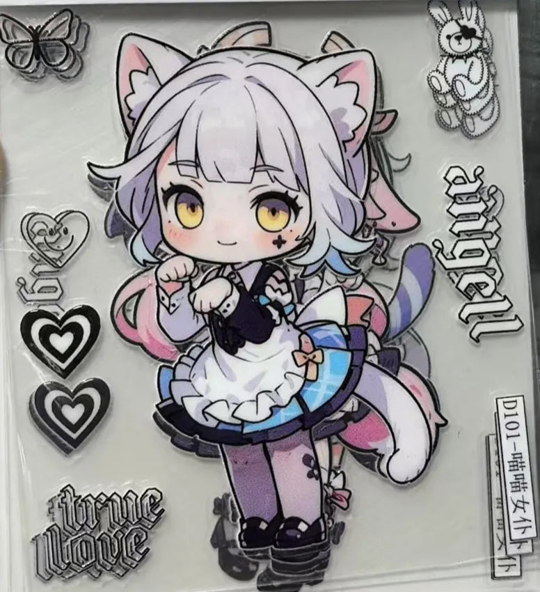 0383-Embossed Sticker