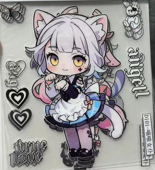 0383-Embossed Sticker