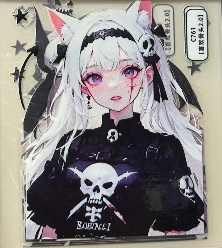 0422-Embossed Sticker