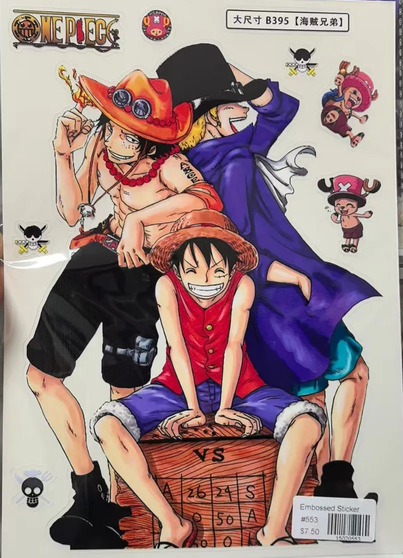 0553-A4 Size Embossed Sticker