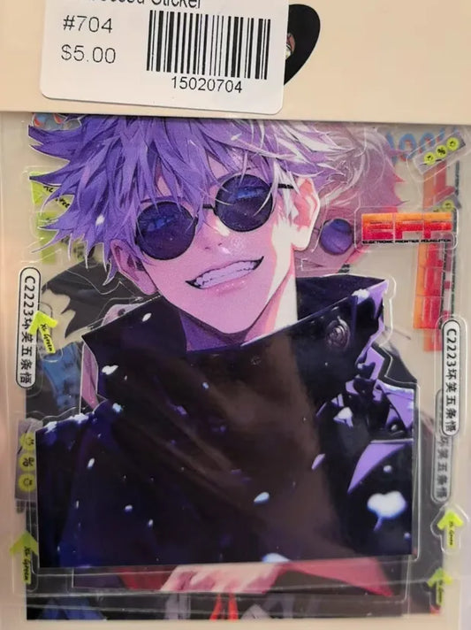 0704-Embossed Sticker