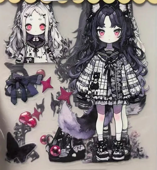 0716-Embossed Sticker